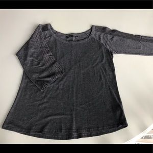 EUC Prana Lace Accent Tee
